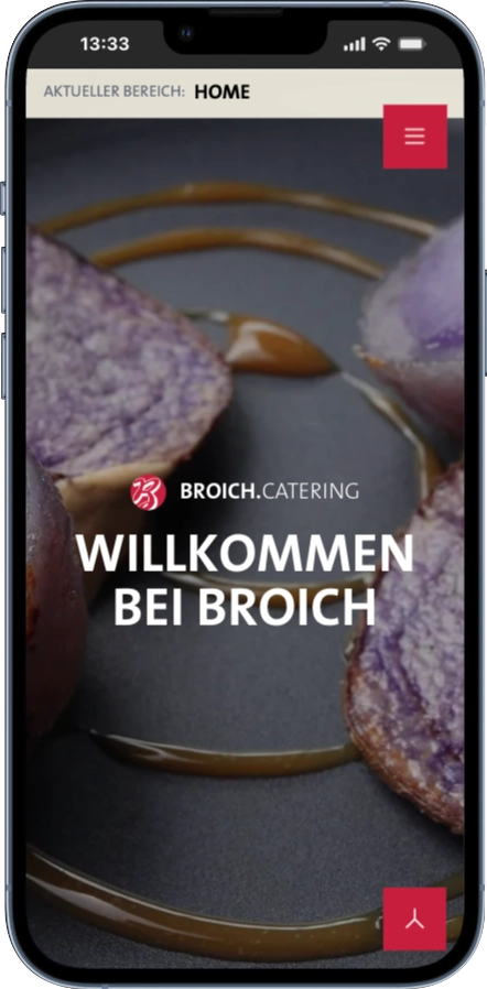 BROICH Catering website