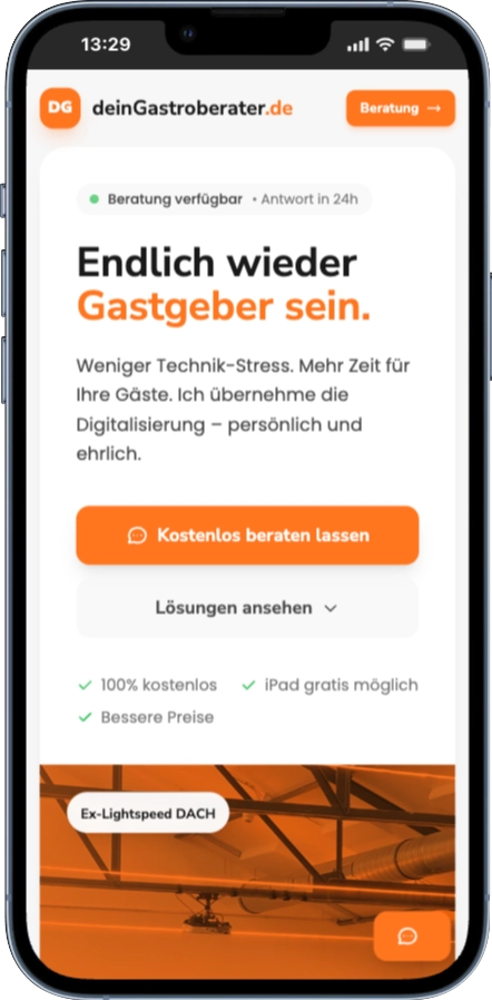 DeinGastroberater website