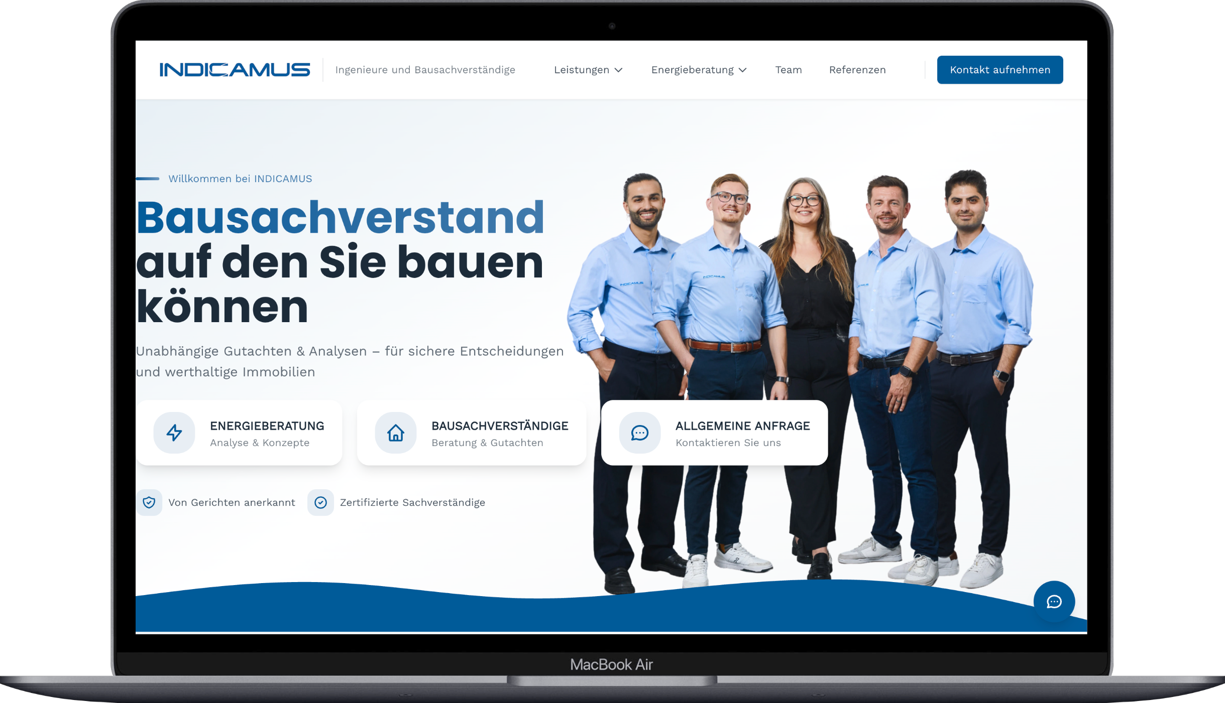 indicamus.de Website