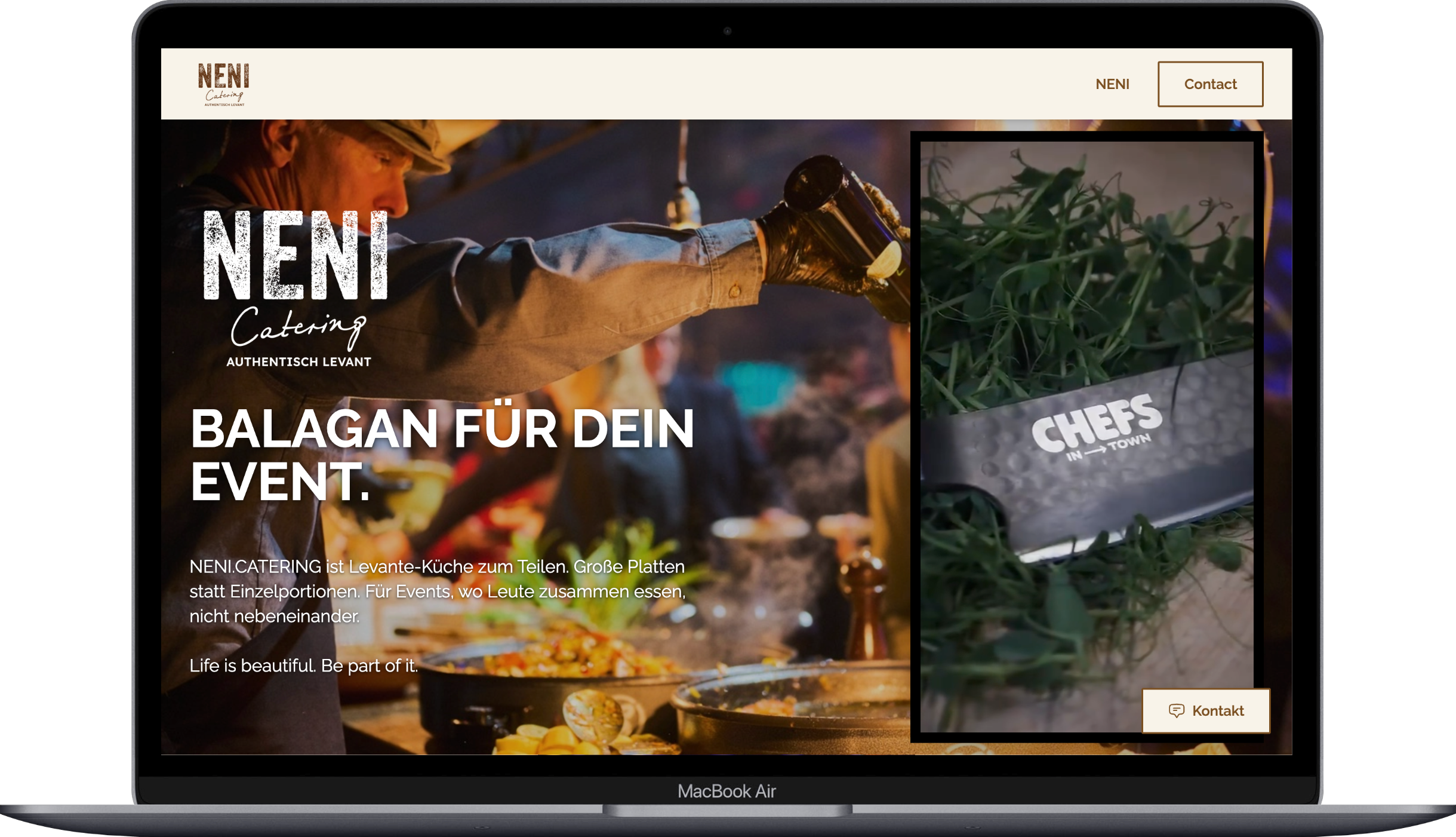 nenicatering.on-forge.com Website Screenshot - OFFLINE Agency Reference
