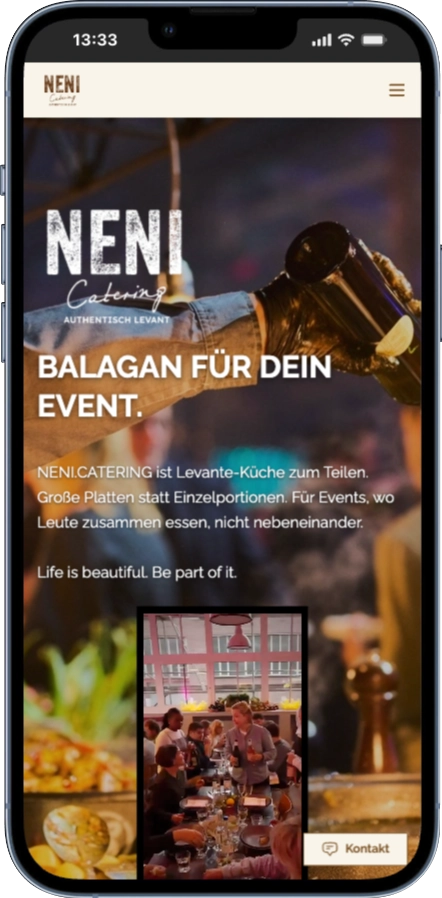 nenicatering.on-forge.com Website Screenshot - OFFLINE Agency Reference