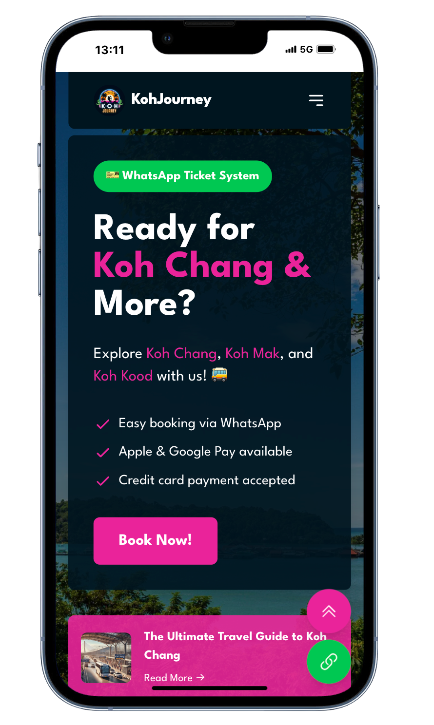 Koh Journey Website Screenshot